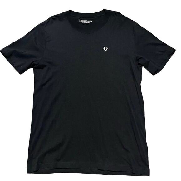 True Religion Men's Buddha Logo Print Tee T-Shirt Size L $69 - Picture 1 of 5